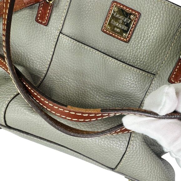 Dooney & Bourke Pebble Grain Small Lexington Shopper Tote - 10” x 12” x 3.5” - Picture 11 of 12